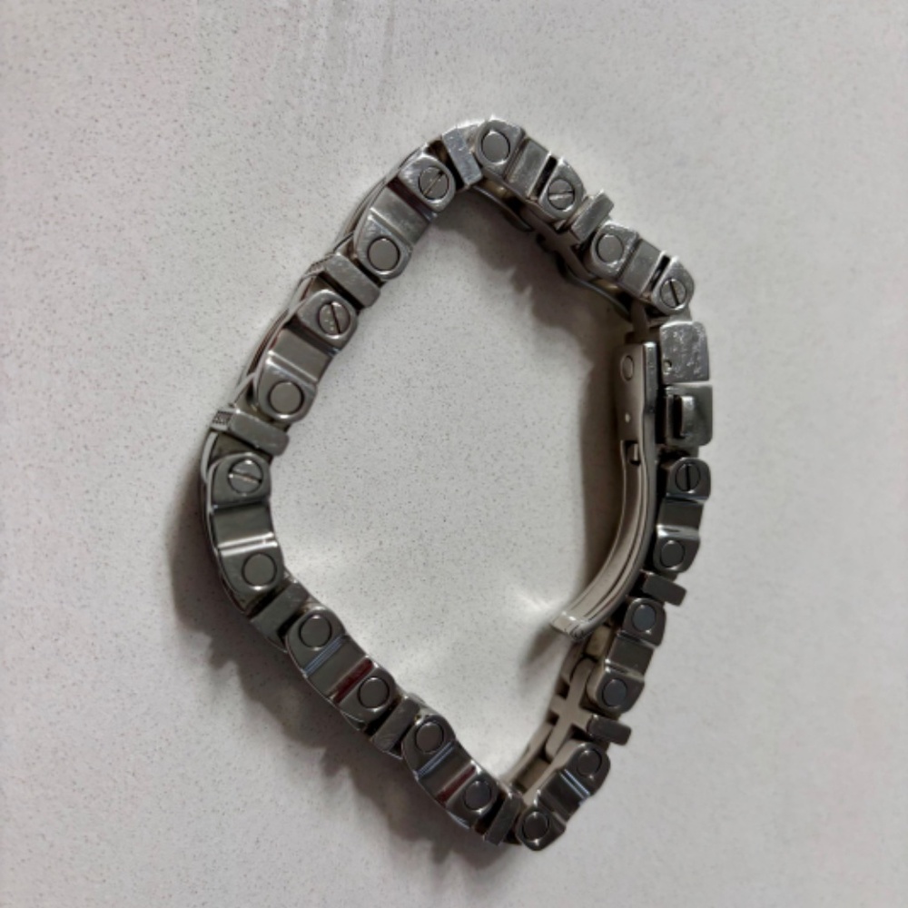 RUSSELL SIMMONS "HOUSTON" CITY SERIES STAINLESS STEEL AND DIAMOND BRACELET - Picture 6 of 7